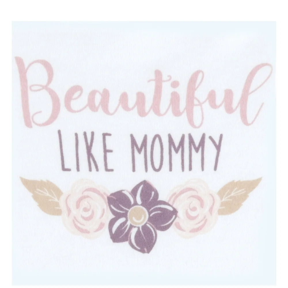 NWT Le Top Baby 2 Pc Beautiful Like Mommy Bodysuit with Headband ~sz 3-6M